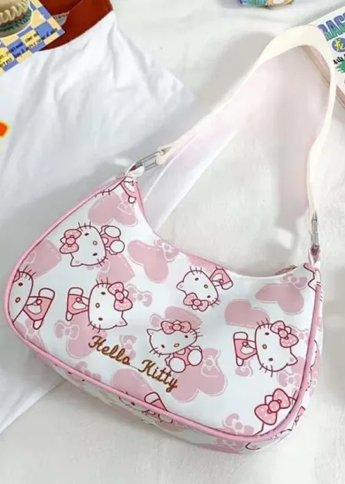 Pembe Hello Kitty Lolita Kol Çantası
