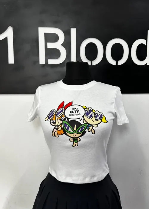 Power Puff Girls Crop Top