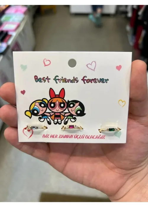 Powerpuff Girls Metal Yüzük