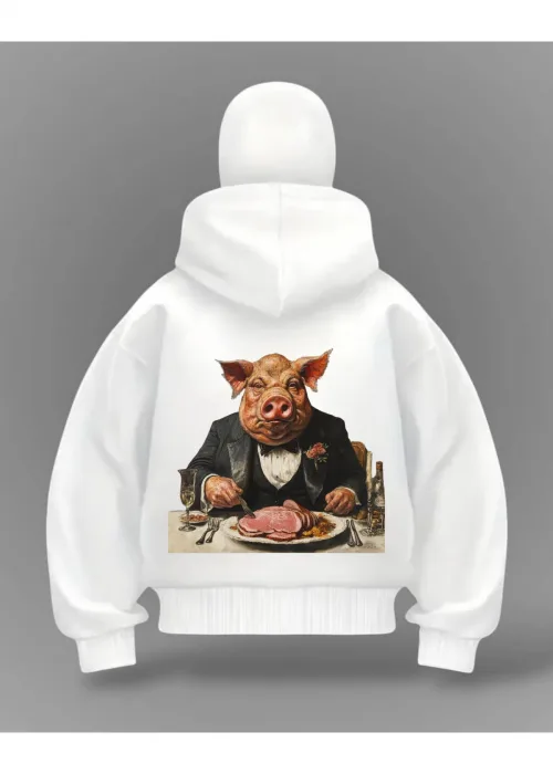 Prof PIG Detail Full Mask Oversize Hırka