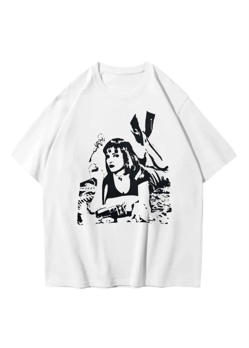 Pulp Fıctıon Oversize T-shirt