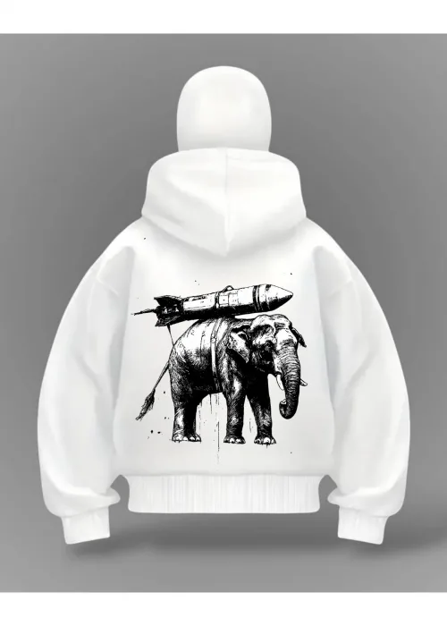 Rocket Fil Detail Full Mask Oversize Hırka