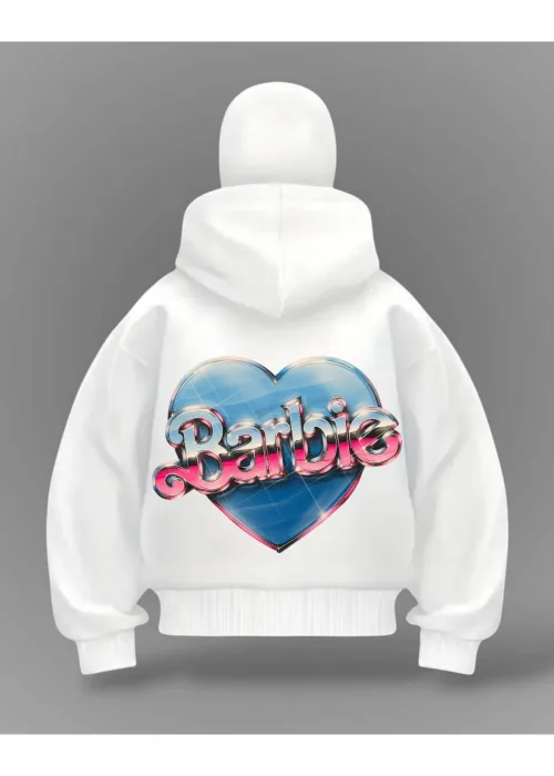 Rosing Heart Detail Full Mask Oversize Hırka