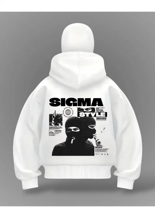 Sigma Boy Detail Full Mask Oversize Hırka