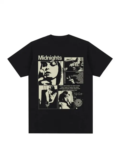 Taylor Swift Midnights Album Cover Unisex T-shirt