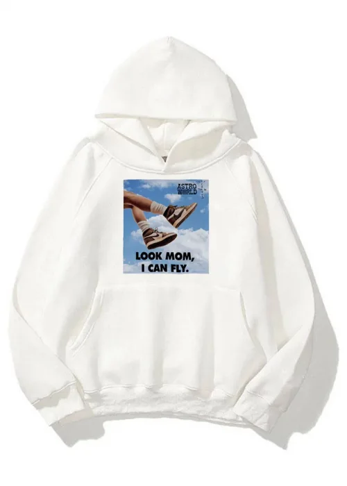 Unisex I Can Fly Air Unisex Sweatshırt Beyaz