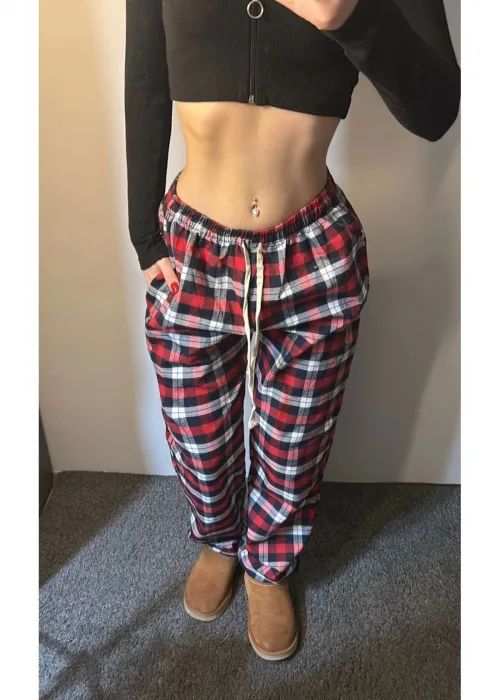 Kırmızı Siyah Eşofman altı