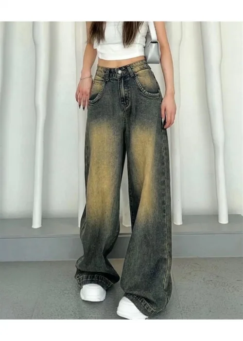 y2k BAGGY YIKAMALI Tint Yıkamalı Baggy Jean