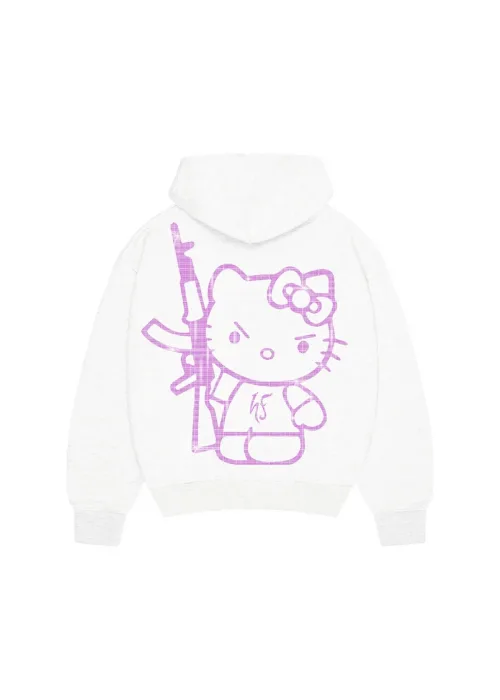 Kitty Rhinestone Taşlı Sweatshirt