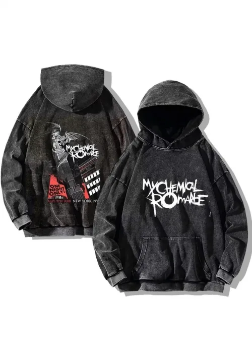 Yıkamalı One Night Only Kapüşonlu Sweatshirt