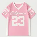 23 California Detail Jersey Pembe Forma