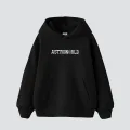 AstroWorld Baskılı Unisex Siyah Hoodie