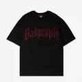 BadPeople Kırmızı Taş Baskılı Oversize Unisex T-shirt