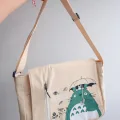 Bej My Neighboor Totoro Kanvas Postacı Çanta