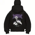 Purple Stranger Baskılı Kar Maskeli Ninja Unisex Sweatshirt Hırka
