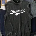 Deftones Kolsuz Atlet Bisiklet Yaka Yıkamalı Vintage Unisex Oversize T-Shirt