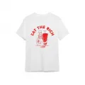 EAT THE RICH Baskılı Unisex Oversize T-shirt