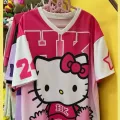 Hello Kitty Detail Jersey Kısa Kol Forma