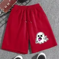 Kırmızı Hayalet Detaylı Şort