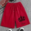 Kırmızı Queen Detaylı Şort