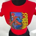 Kırmızı Spiderman Crop Top