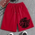 Kırmızı The Rolling Stones Detaylı Şort