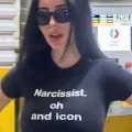 Narcissist Crop Baby Tee