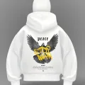 Peace War Detail Full Mask Oversize Hırka