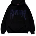 Revenge Mavi Taş Baskılı Oversize Unisex Kapüşonlu Sweatshirt