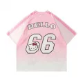 Ribbon Hello Kitty Detail Jersey Forma T-shirt