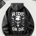 Ride or Die Kapüşonlu Sweatshirt Hoodie
