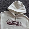 RVW Logo Baskılı Premium Full-Zip Kapüşonlu Sweatshirt