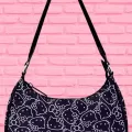 Siyah Hello Kitty Lolita Kol Çantası