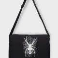 Siyah Spiderman Skull Postacı Çanta