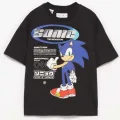 Siyah Super Sonic Unstoppable Unisex T-shirt