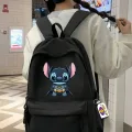 Stitch Face Baskılı Okul Sırt Çantası