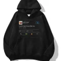 Unisex Kanye Tweet Sweatshirt Siyah