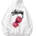 Unisex Stüssy Zar Sweatshirt Beyaz