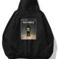 Unisex Vultures Kanye PS2 Sweatshirt Siyah