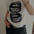 White Two Lips T-Shirt