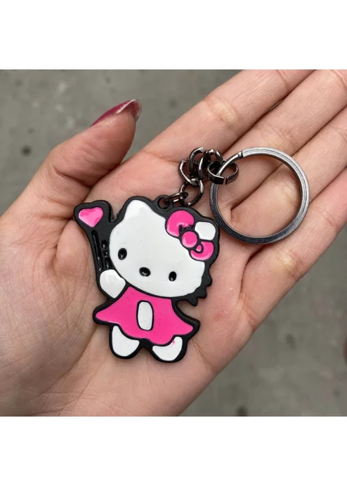 Kalp Asalı Hello Kitty Anahtarlık