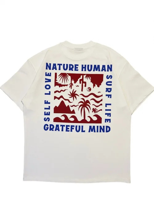 Nature Human Oversize Tişört