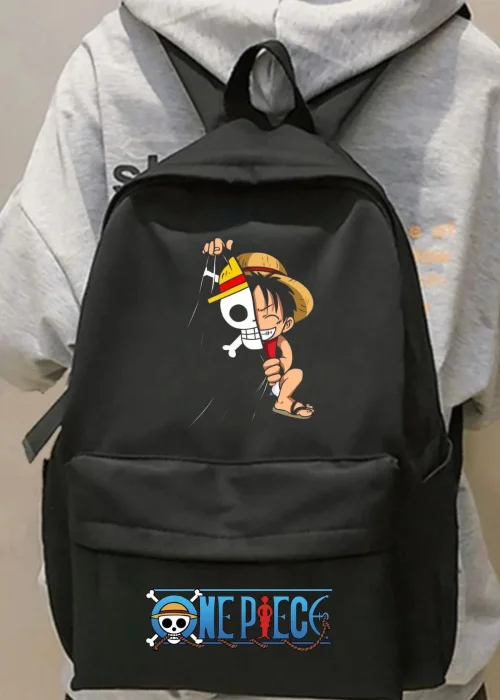 Anime One Piece Baskılı Sırt Okul Çantası