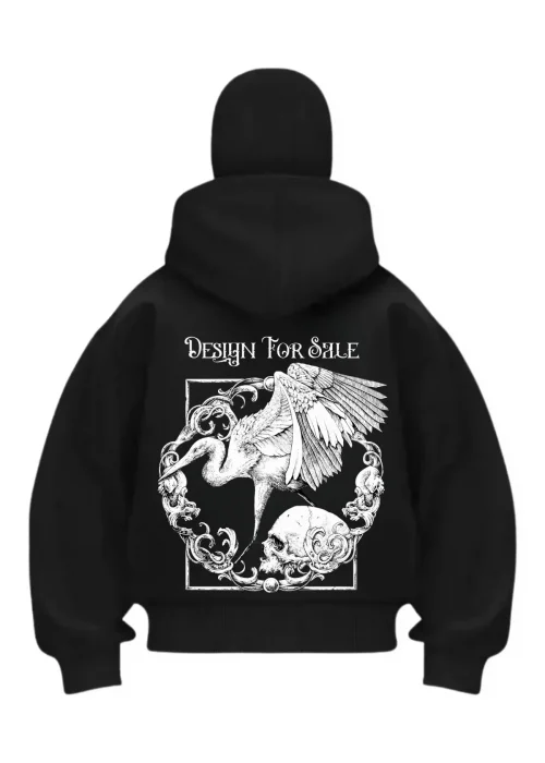Design For Siyah Samuray Kar Maske Sweatshirt Hırka