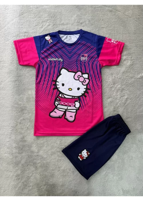 MOR Hello Kitty Şortlu Çocuk T-Shirt