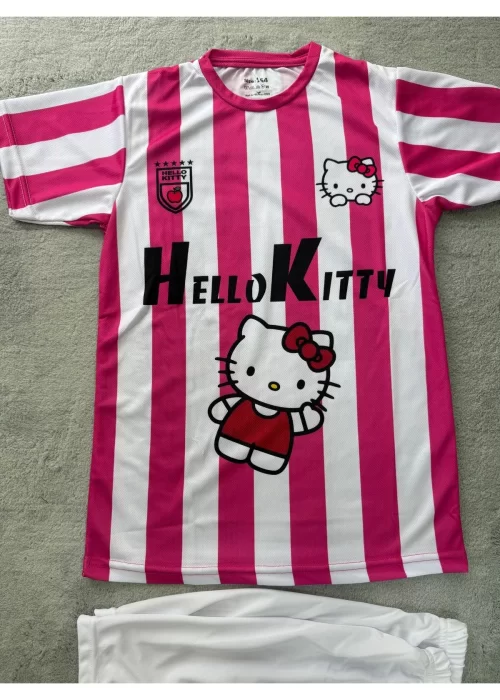 PEMBE Hello Kitty Şortlu Çocuk T-Shirt