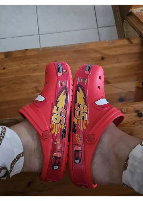 Kırmızı Şimşek Mcqueen Baskılı Terlik