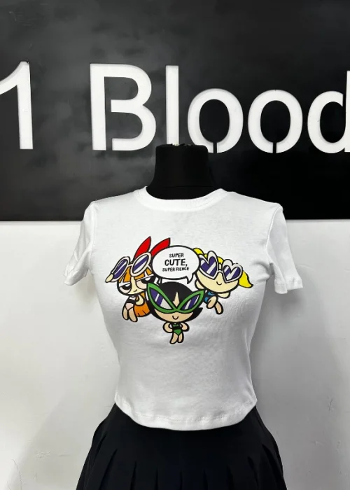 Power Puff Girls Crop Top