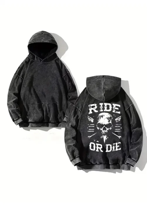 Ride or Die Kapüşonlu Sweatshirt Hoodie