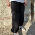 Beyaz Çizgilİ PARAŞUT EŞOFMAN ALTI
